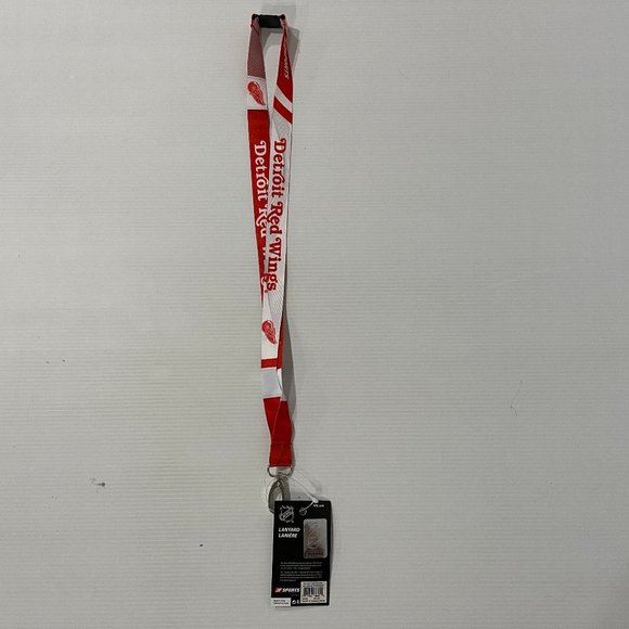 🏒3/$15🏒 Detroit Red Wings JF Sports NHL Breakaway Lanyard 17" - NEW - Picture 1 of 5